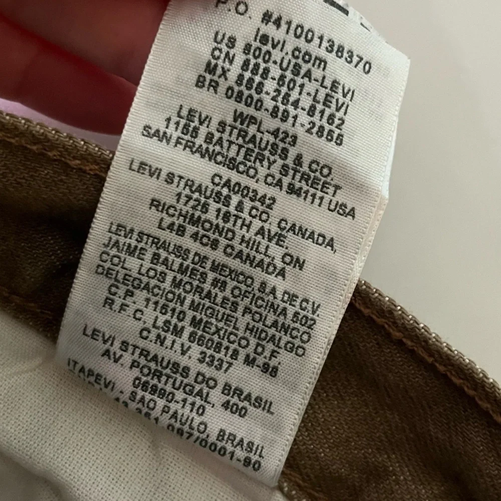 Levi’s • Tan 501 Straight Fit Jeans